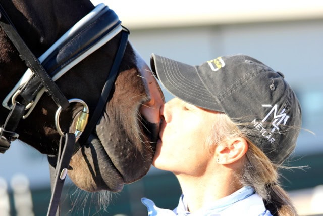 Mette Larsen Testing Hemp Horse Bedding